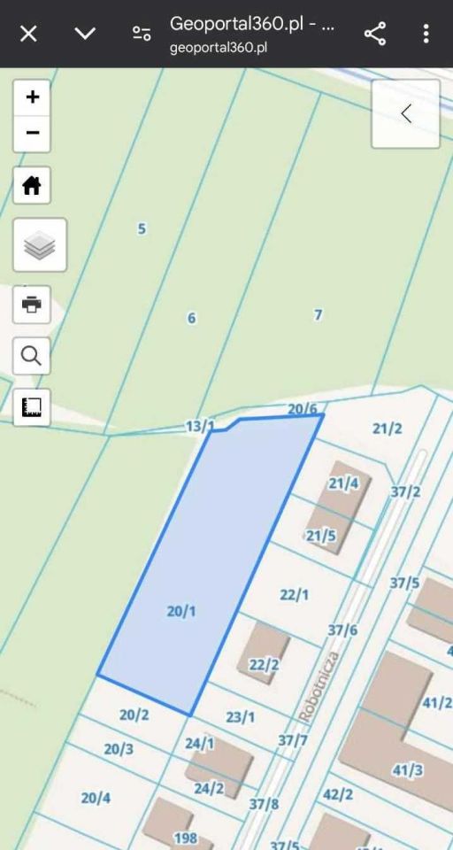 Działka inwestycyjna Pruszków Gąsin. Zdjęcie 2