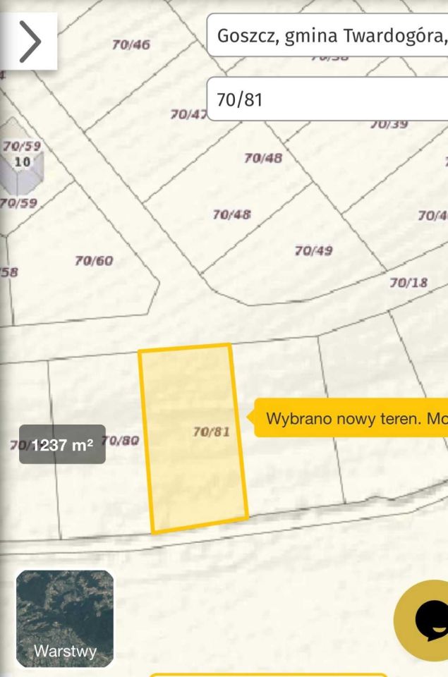 Działka budowlana Goszcz. Zdjęcie 2