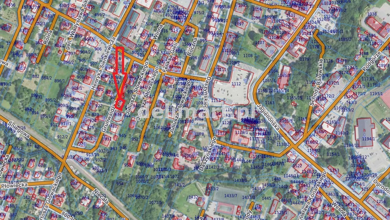 Działka budowlana Sanok Śródmieście, ul. Grunwaldzka. Zdjęcie 6