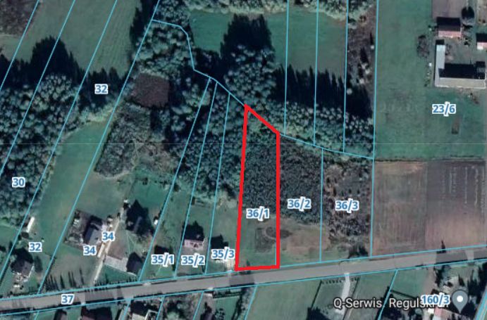 Działka rolno-budowlana Widok. Zdjęcie 2