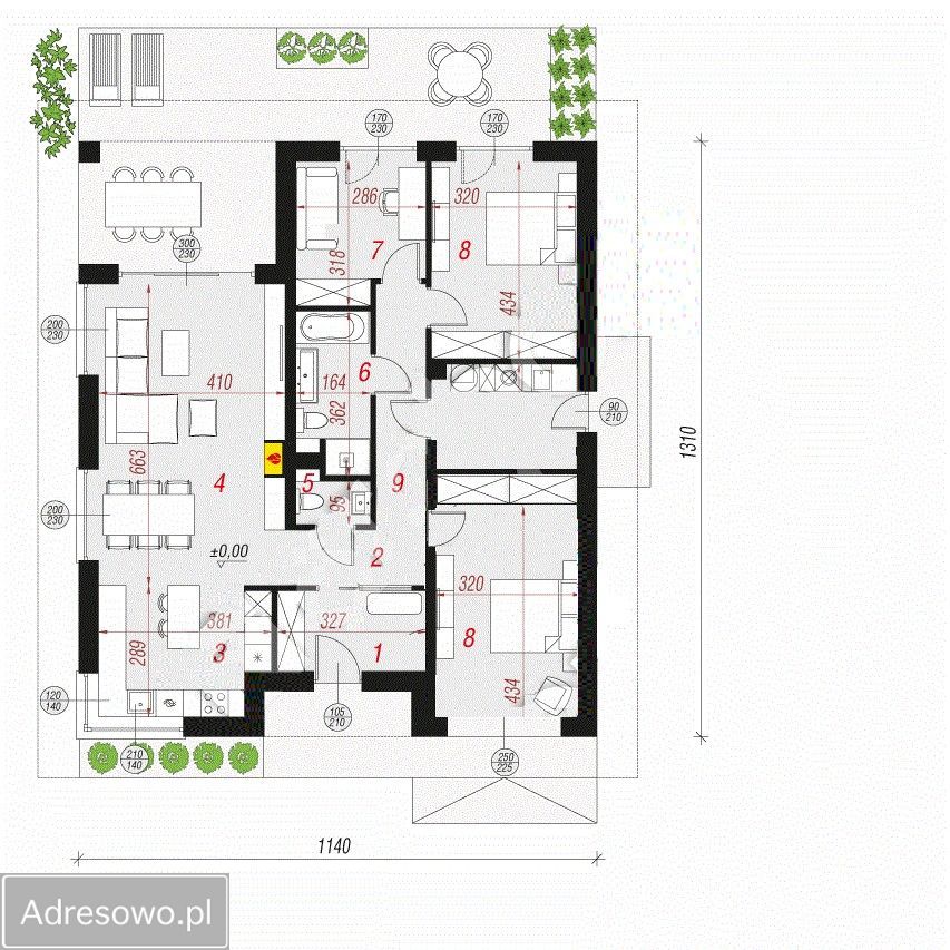 dom wolnostojący, 3 pokoje Łąka. Zdjęcie 6