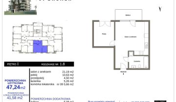 Mieszkanie 2-pokojowe Grudziądz, ul. gen. Józefa Kustronia