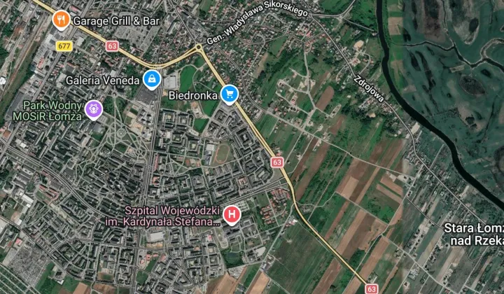 Mieszkanie 2-pokojowe Stara Łomża przy Szosie, Rycerska