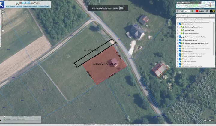 Działka budowlana Rzepiennik Strzyżewski