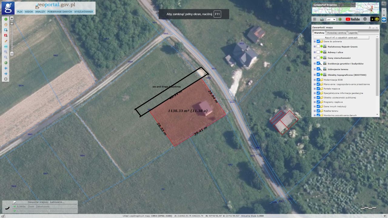 Działka budowlana Rzepiennik Strzyżewski. Zdjęcie 1