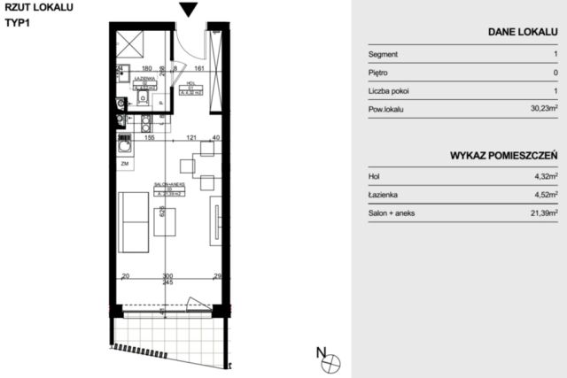 Mieszkanie 1-pokojowe Ustronie Morskie, ul. Ogrodowa. Zdjęcie 8