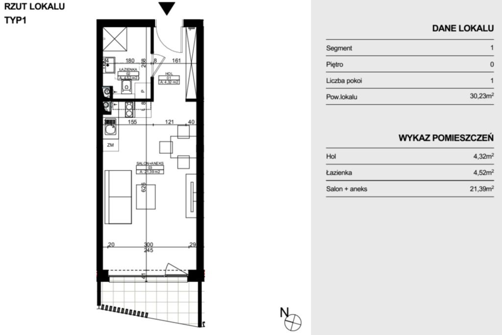 Mieszkanie 1-pokojowe Ustronie Morskie, ul. Ogrodowa. Zdjęcie 8
