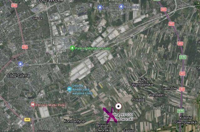 Działka inwestycyjna Bronisin Dworski, ul. Pogodna. Zdjęcie 1