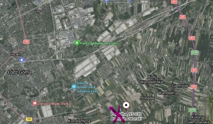 Działka inwestycyjna Bronisin Dworski, ul. Pogodna