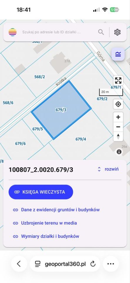 Działka budowlana Rydzyny, ul. Krótka. Zdjęcie 3