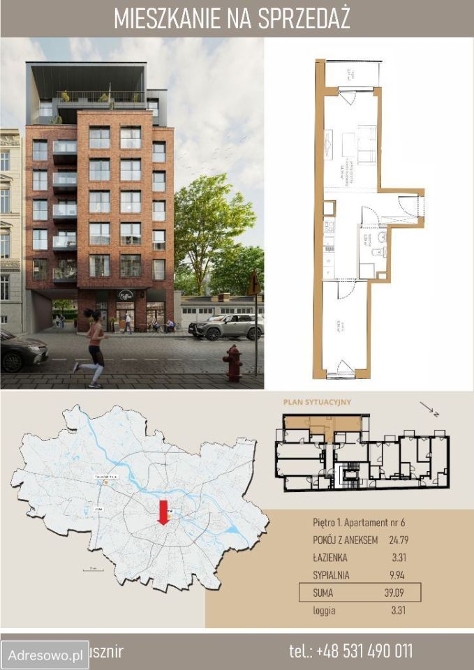 Mieszkanie 2-pokojowe Wrocław Śródmieście, ul. Joachima Lelewela. Zdjęcie 3