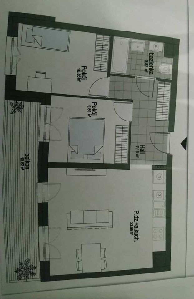 Mieszkanie 3-pokojowe Białystok Centrum, ul. gen. Józefa Bema. Zdjęcie 4