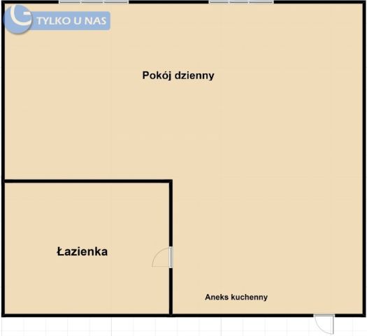 Mieszkanie 1-pokojowe Kraków, ul. Kawiory. Zdjęcie 11