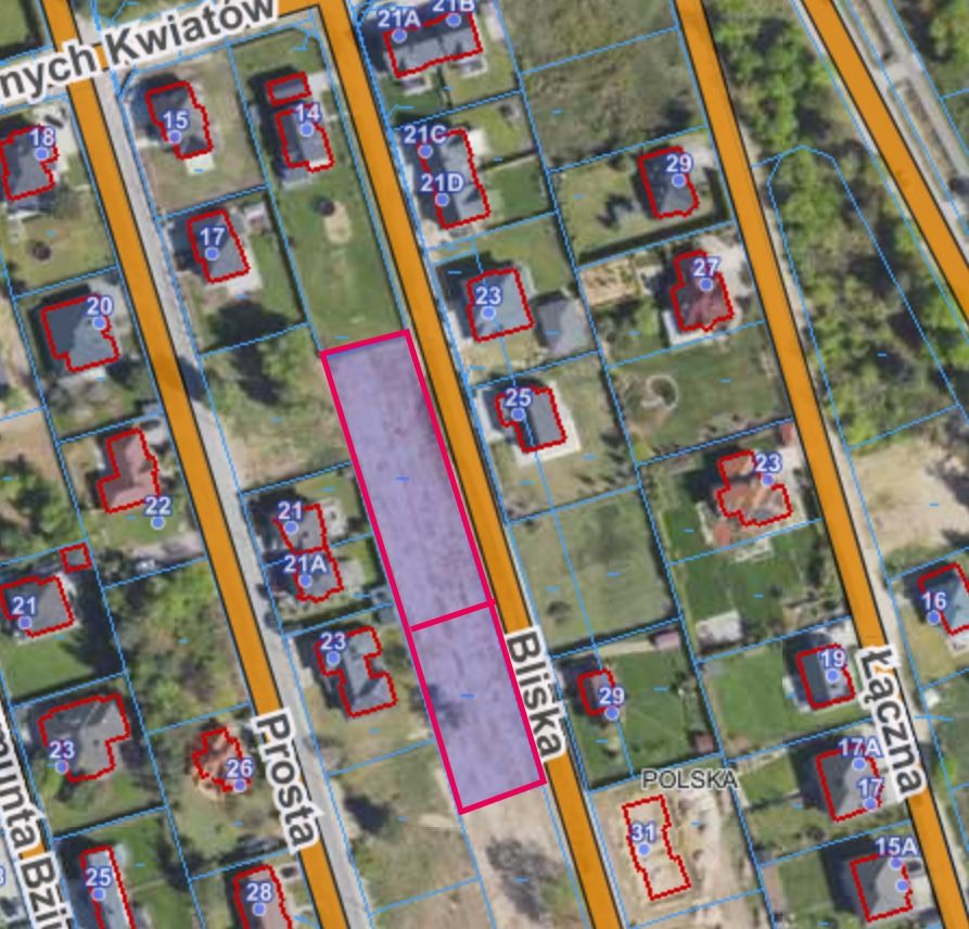 Działka budowlana Jabłonna, ul. Bliska