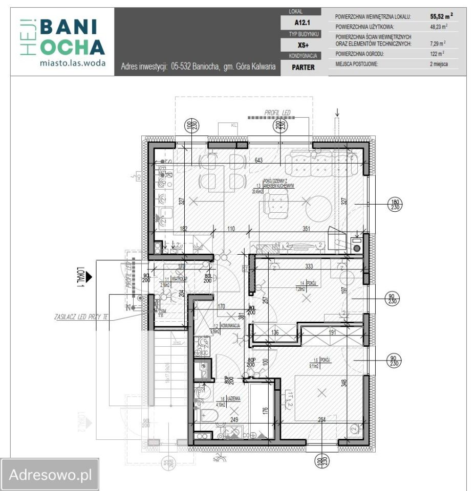 Mieszkanie 3-pokojowe Baniocha. Zdjęcie 3