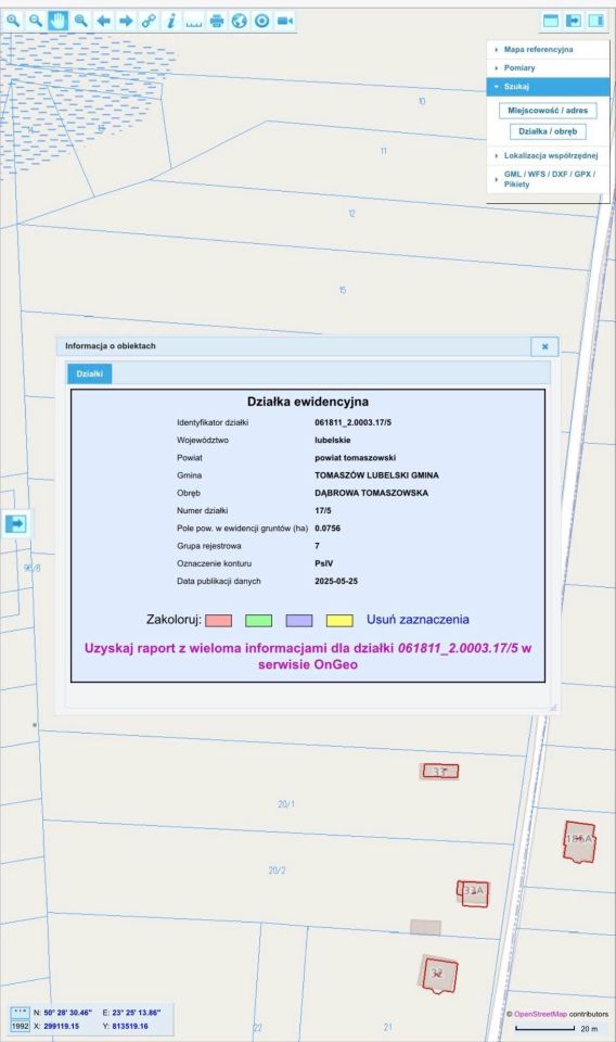 Działka budowlana Dąbrowa Tomaszowska. Zdjęcie 6