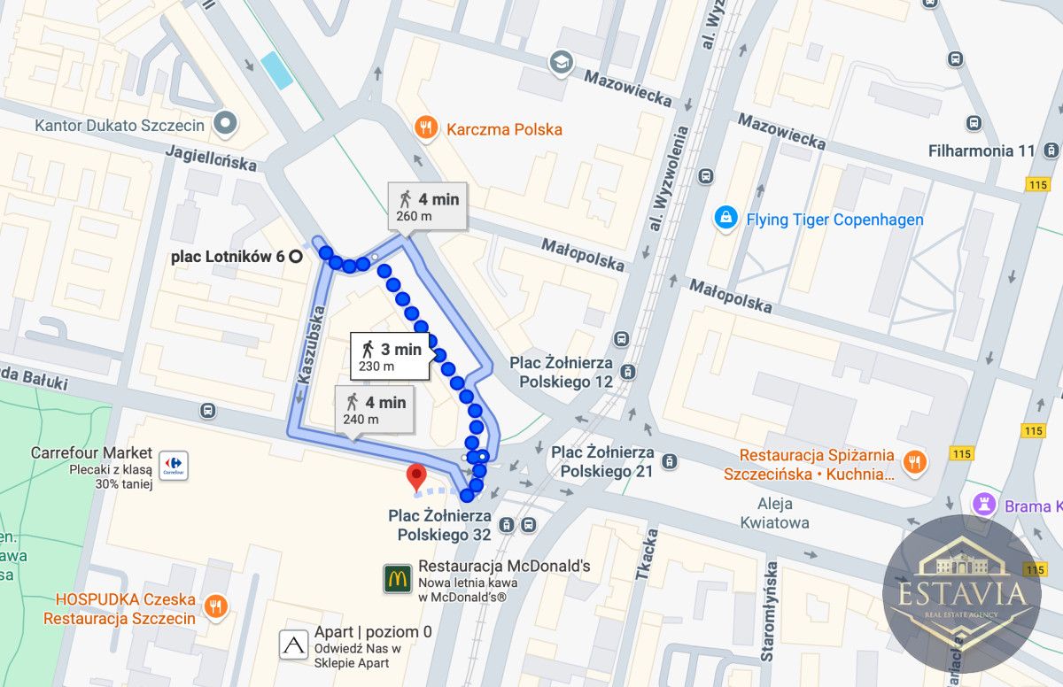 Mieszkanie 2-pokojowe Szczecin Centrum, pl. Lotników. Zdjęcie 14