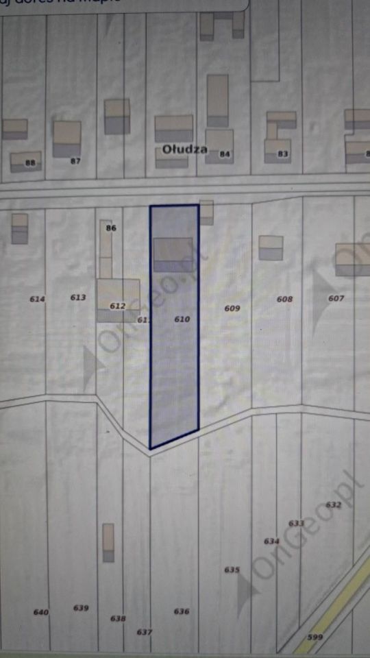 Działka budowlana Ołudza. Zdjęcie 3