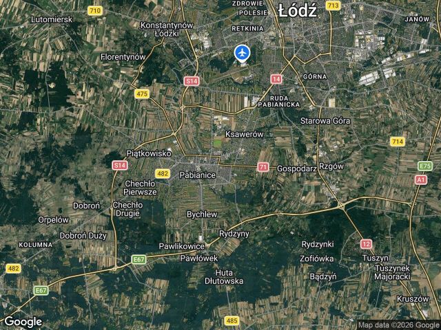 Działka inwestycyjna Pabianice, ul. Warszawska. Zdjęcie 1