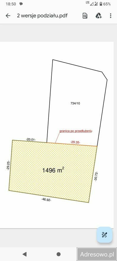 Działka budowlana Masłów Pierwszy