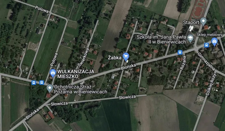 Działka budowlana Bieniewice, ul. Błońska