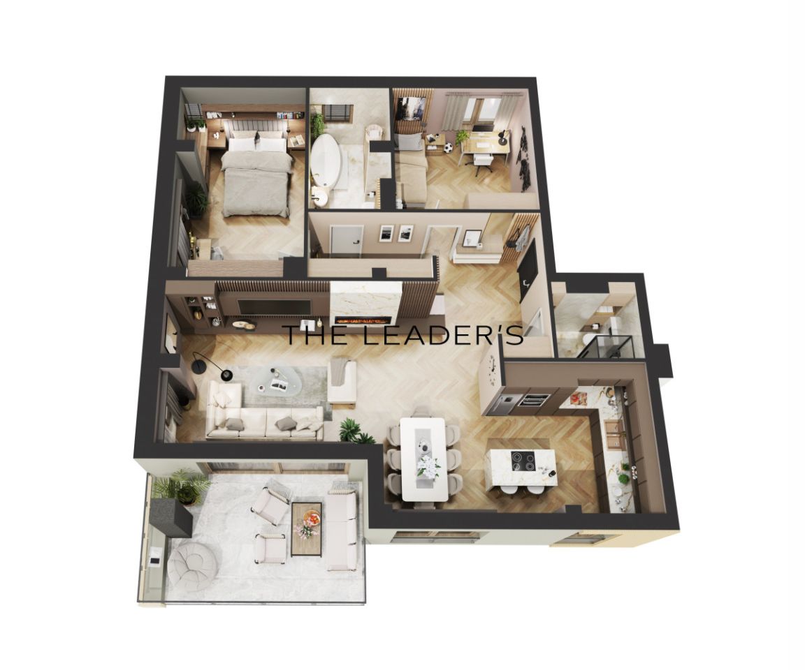 Mieszkanie 3-pokojowe Warszawa Wilanów. Zdjęcie 9