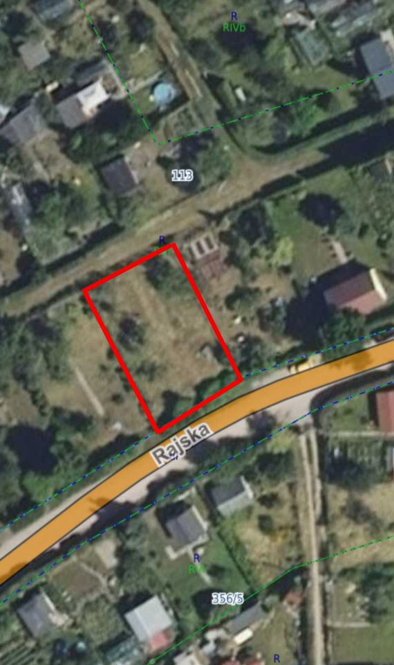 Działka rod Giżycko, ul. Rajska