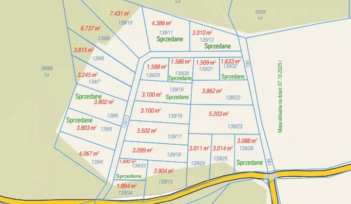 Działka budowlana Bukowa, brak