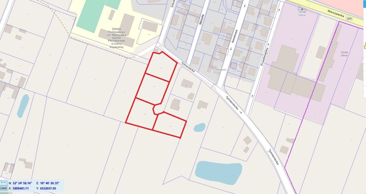 Działka budowlana Izbica Kujawska