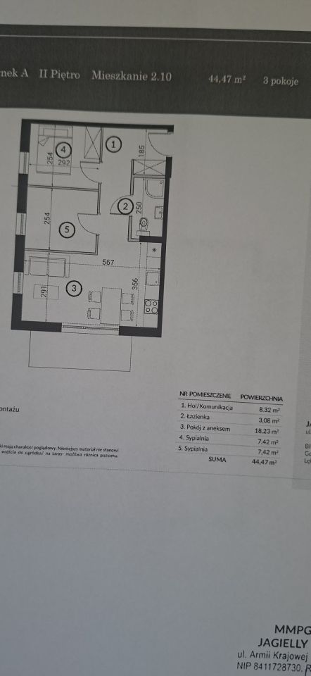 Mieszkanie 3-pokojowe Olsztynek, ul. Władysława Jagiełły. Zdjęcie 5