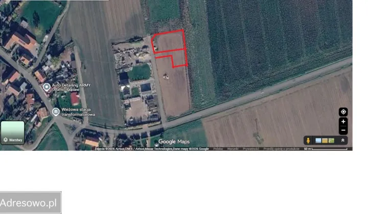 Działka budowlana Bożanów