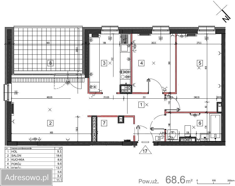 Mieszkanie 3-pokojowe Warszawa Targówek, ul. Zamkowa. Zdjęcie 20