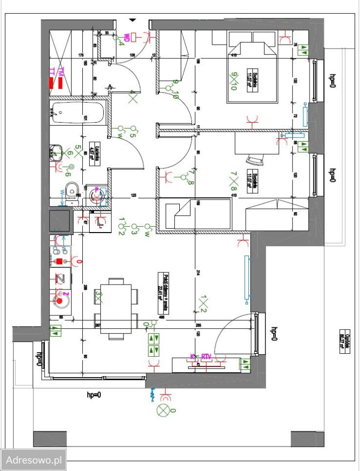 Mieszkanie 3-pokojowe Gdańsk Brzeźno, ul. Letnicka. Zdjęcie 8