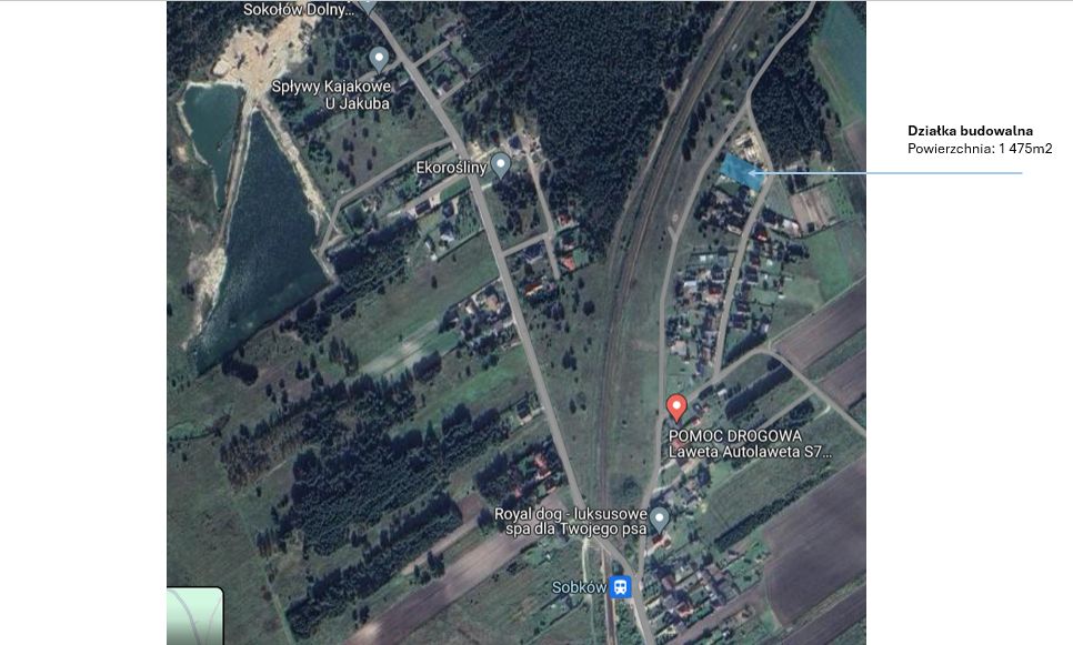 Działka budowlana Sokołów Dolny. Zdjęcie 13