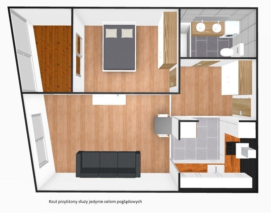 Mieszkanie 2-pokojowe Warszawa Wilanów, ul. Adama Branickiego. Zdjęcie 16