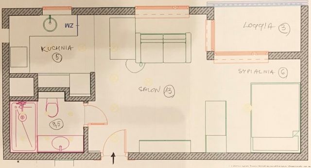 Mieszkanie 1-pokojowe Warszawa, ul. Groszowicka. Zdjęcie 12
