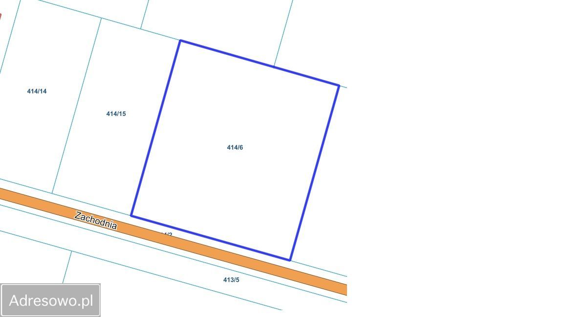 Działka budowlana Rogów Sobócki, ul. Zachodnia. Zdjęcie 5