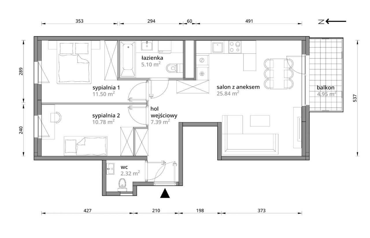 Mieszkanie 3-pokojowe Warszawa Praga-Południe, ul. Podskarbińska. Zdjęcie 7