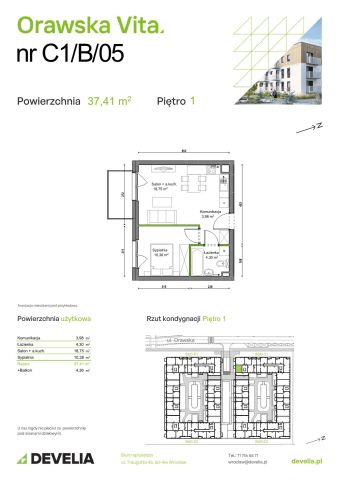 Mieszkanie 2-pokojowe Wrocław Ołtaszyn, ul. Orawska. Zdjęcie 8