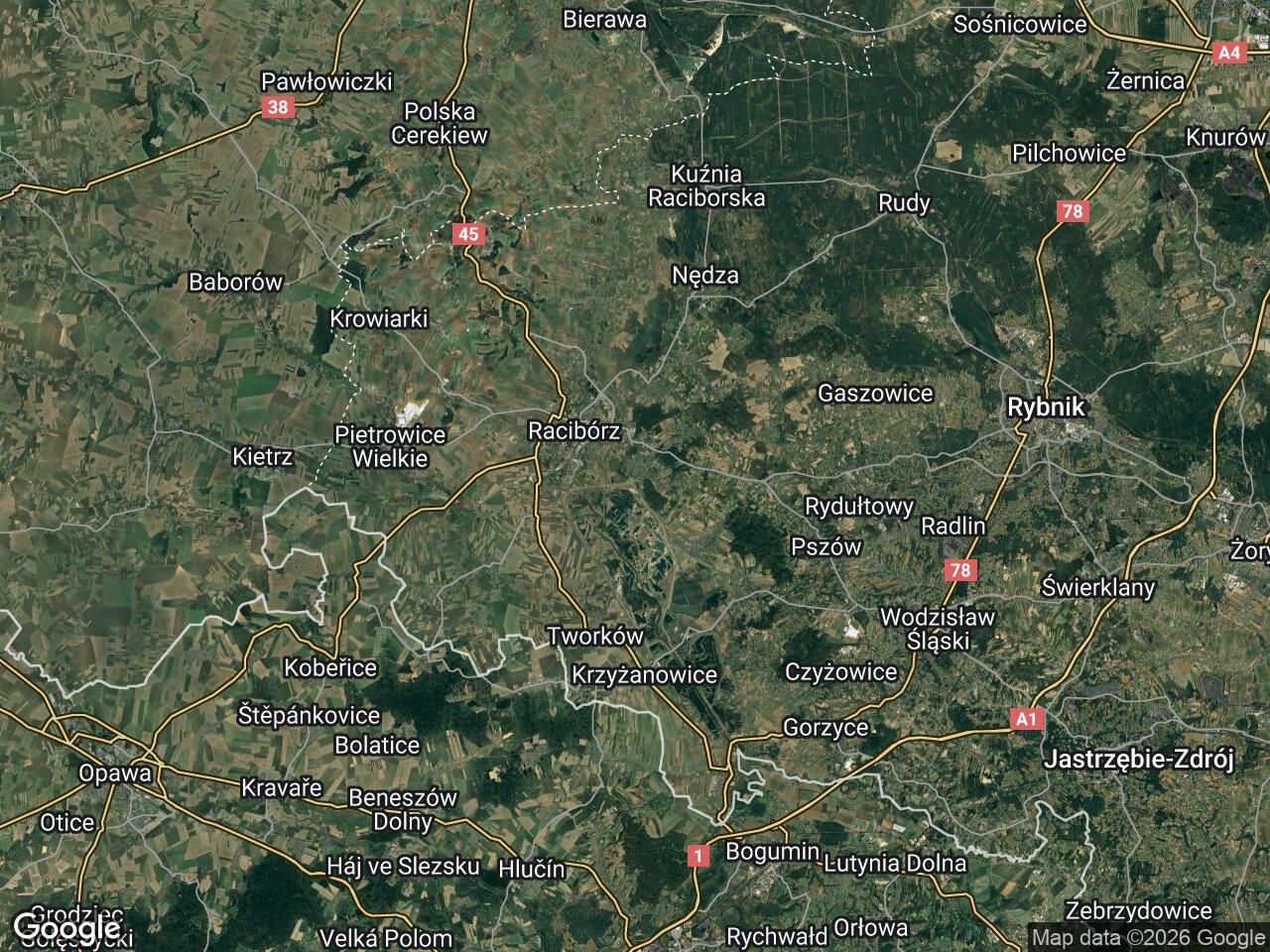 Działka rod Racibórz Brzezie, ul. Brzeska