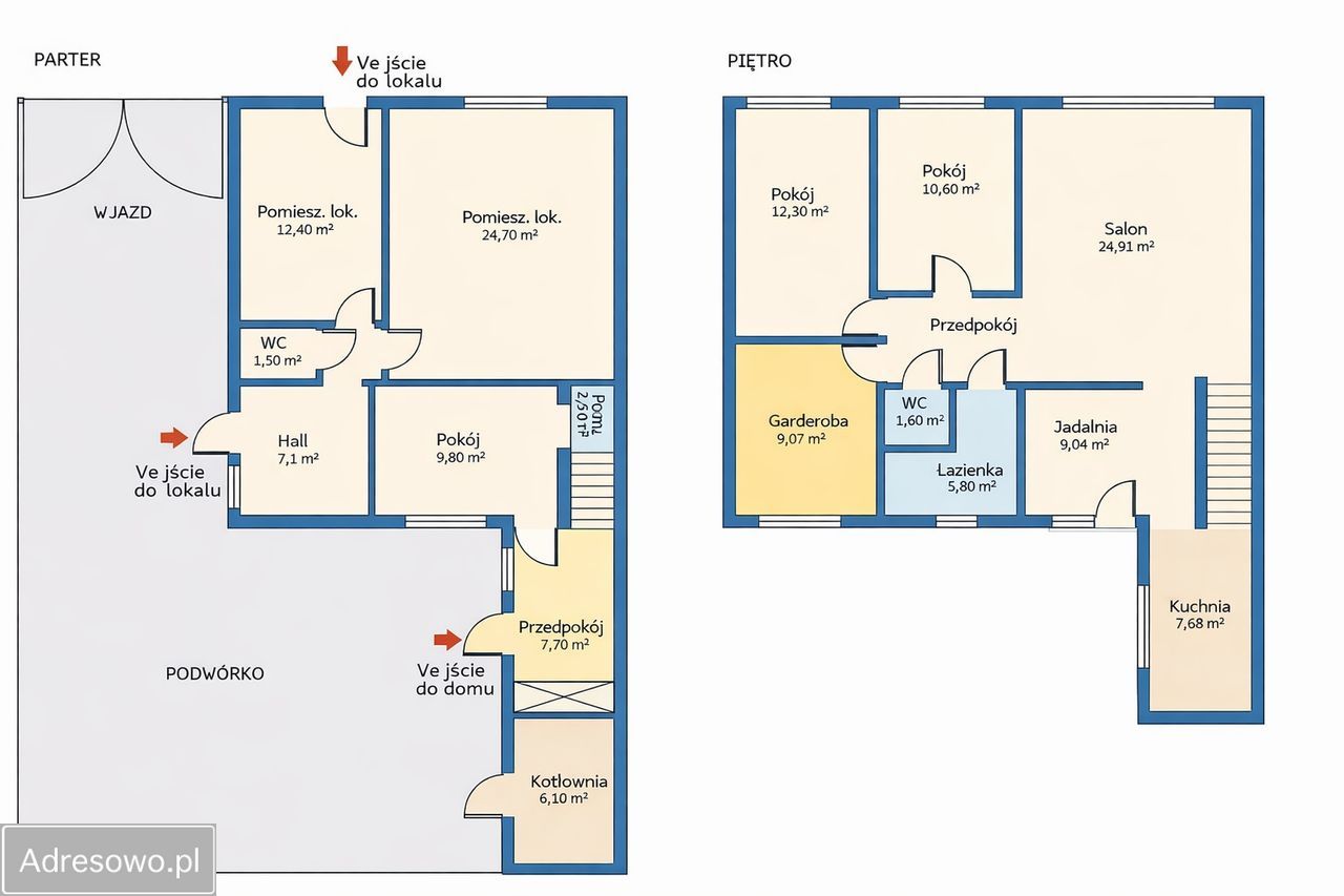 dom szeregowy, 8 pokoi Łódź Polesie, ul. Tuszyńska. Zdjęcie 6