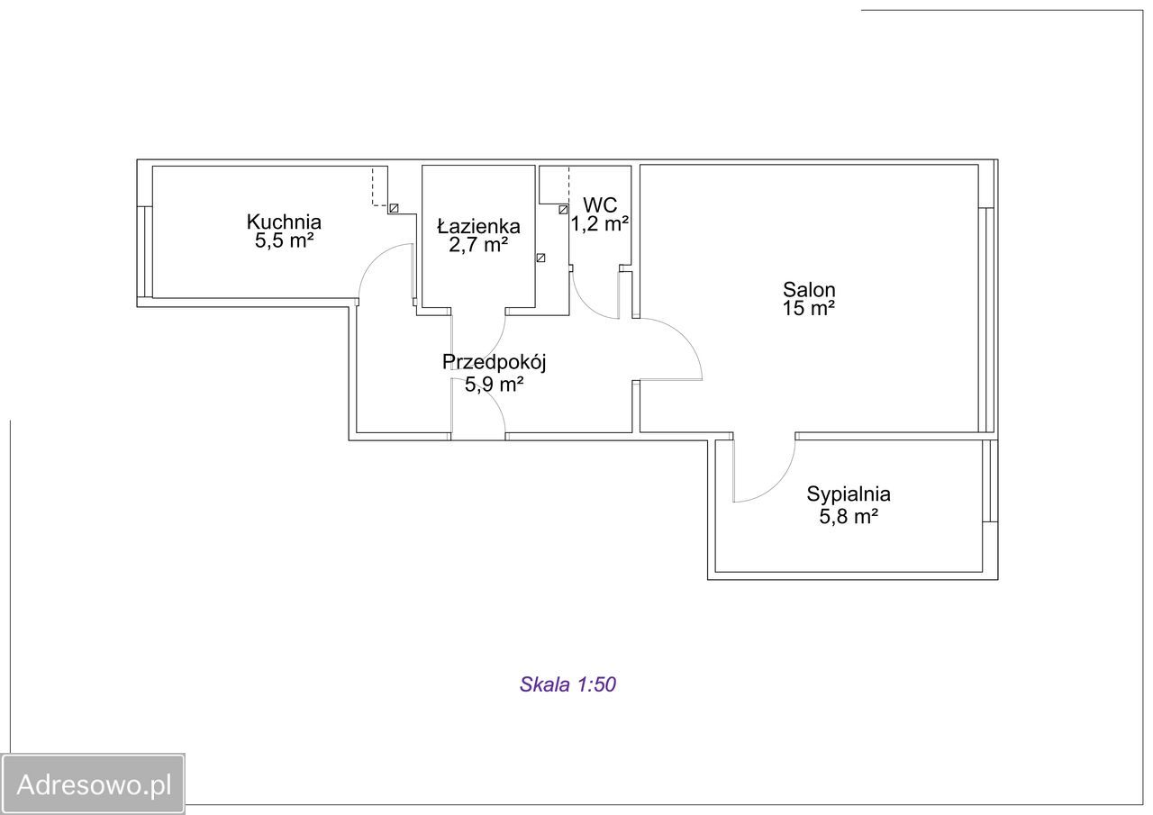 Mieszkanie 2-pokojowe Warszawa Ochota, ul. Gorlicka. Zdjęcie 7