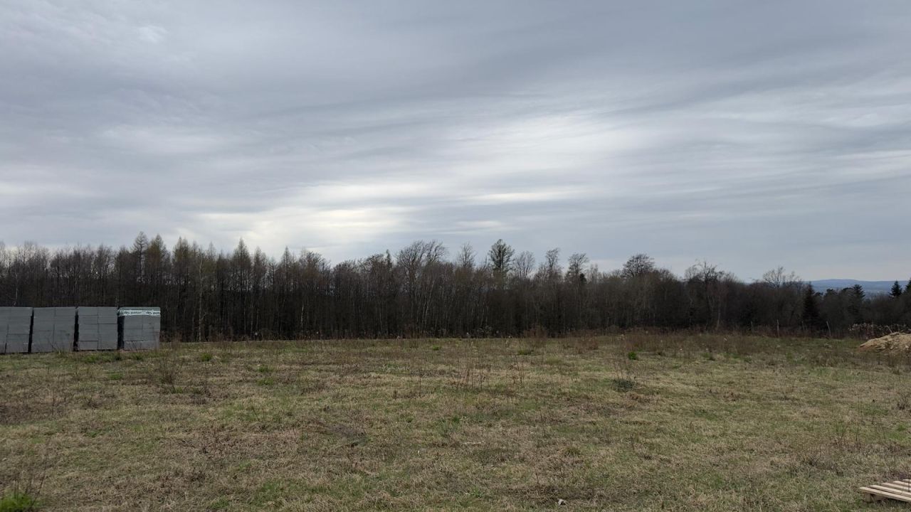 Działka budowlana Gębiczyna Dół od Głobikowej. Zdjęcie 3