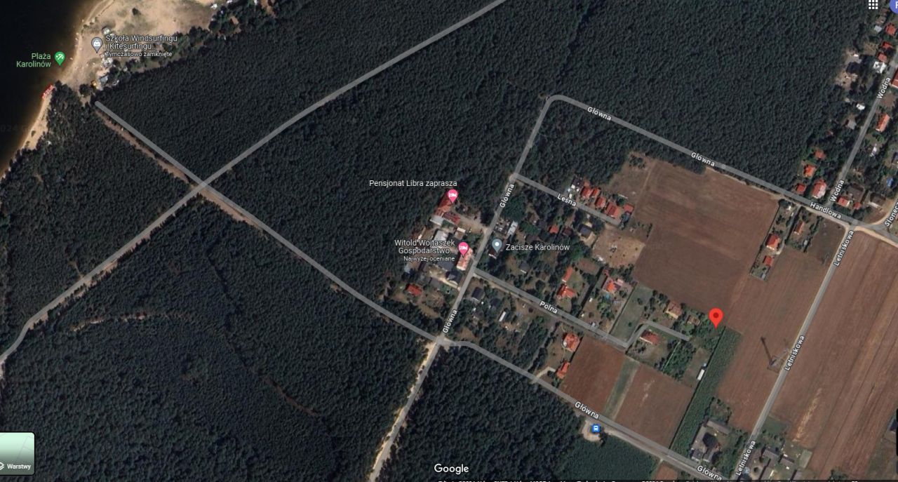 Działka budowlana Karolinów, ul. Polna. Zdjęcie 2