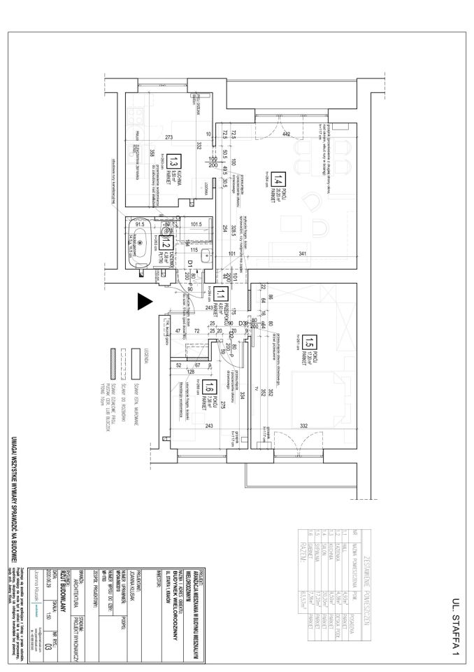Mieszkanie 3-pokojowe Kraków Krowodrza, ul. Leopolda Staffa. Zdjęcie 23