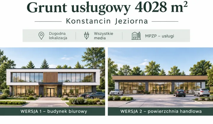 Działka inwestycyjna Konstancin-Jeziorna Konstancin