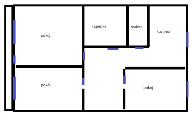 Mieszkanie 3-pokojowe Łódź Bałuty, ul. Julianowska. Zdjęcie 1