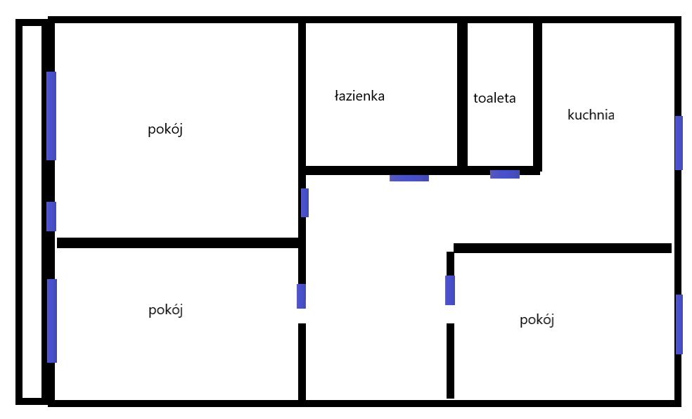Mieszkanie 3-pokojowe Łódź Bałuty, ul. Julianowska
