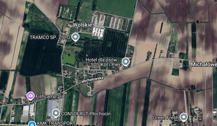 Działka budowlana Wolskie, ul. Malinowa