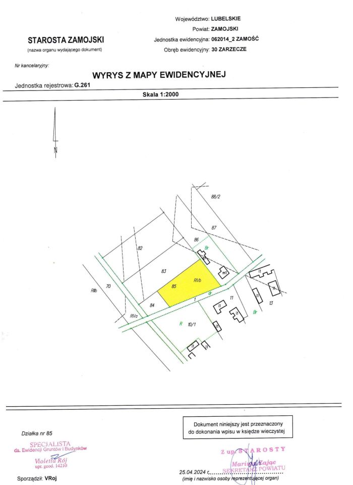 Działka rolno-budowlana Zarzecze. Zdjęcie 4